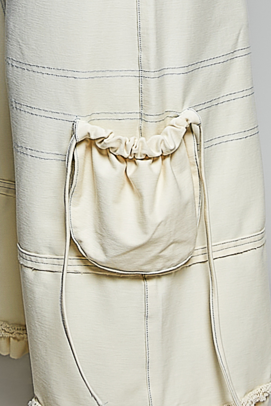 GKP79 Natural | Pol Cotton Twill Denim Pants | Natural | Sizes S-L - Picture 9 of 9